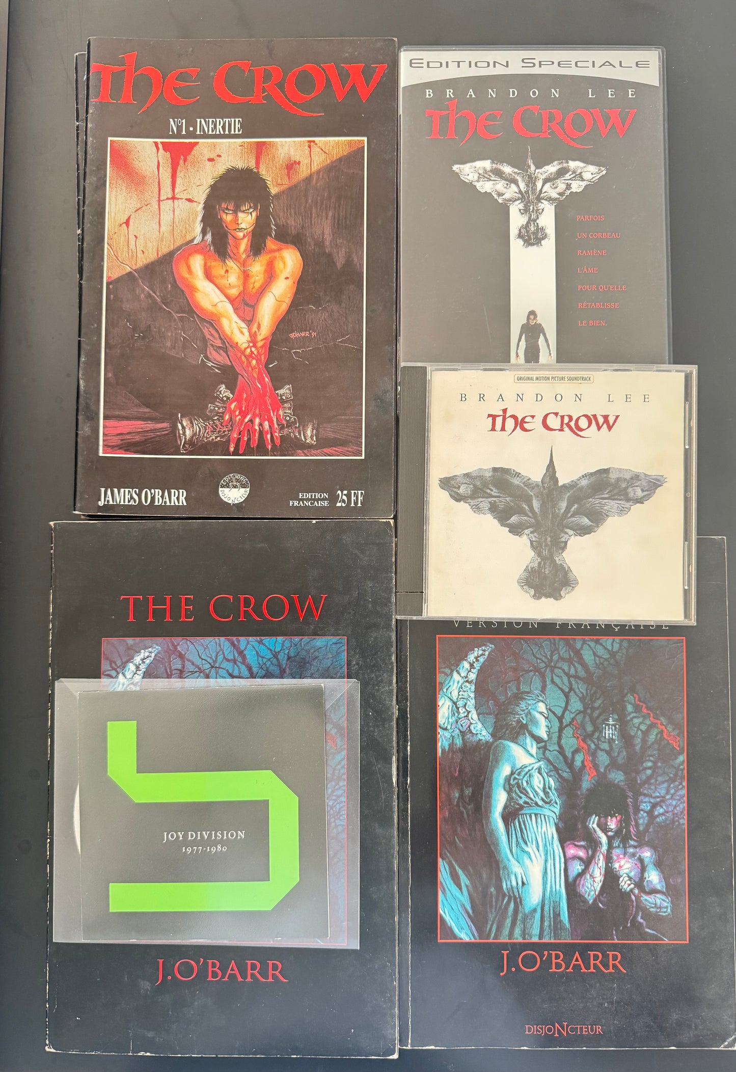 The Crow – Pack J. O’Barr + DVD + BO + Joy Division
