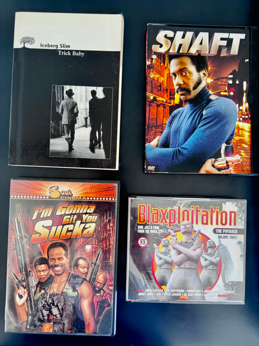 Pack Blaxploitation – Iceberg Slim + SHAFT + I’m Gonna Git You Sucka + CD Funk