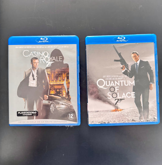 Lot Blu-ray – James Bond 007 (Daniel Craig) : Casino Royale + Quantum of Solace